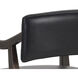 Keagan Cortina Black Leather Office Chair